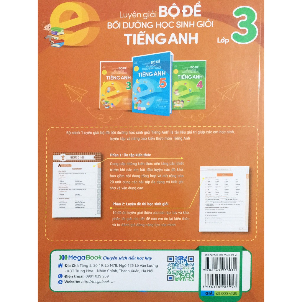 Sách - Luyện giải bộ đề bồi dưỡng học sinh giỏi tiếng anh lớp 3