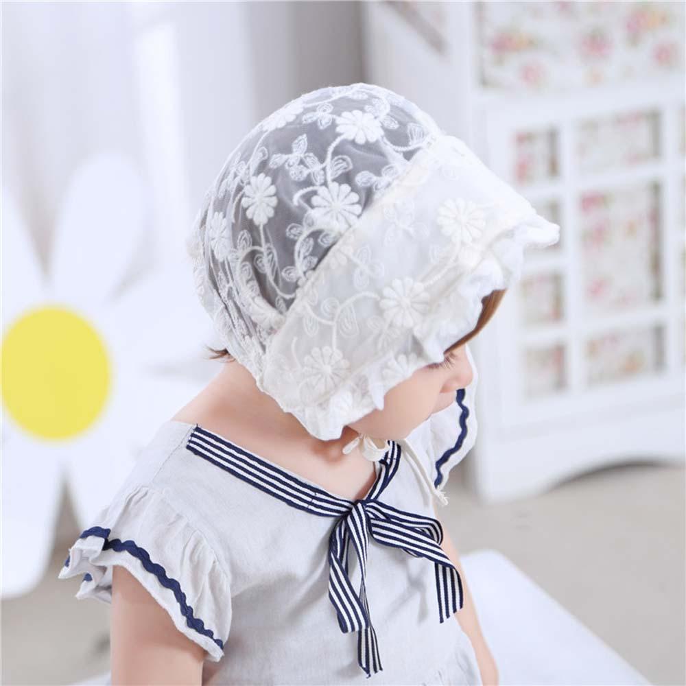 Mũ Che Nắng Phối Ren Đính Ngôi Sao Lấp Lánh Cho Bé