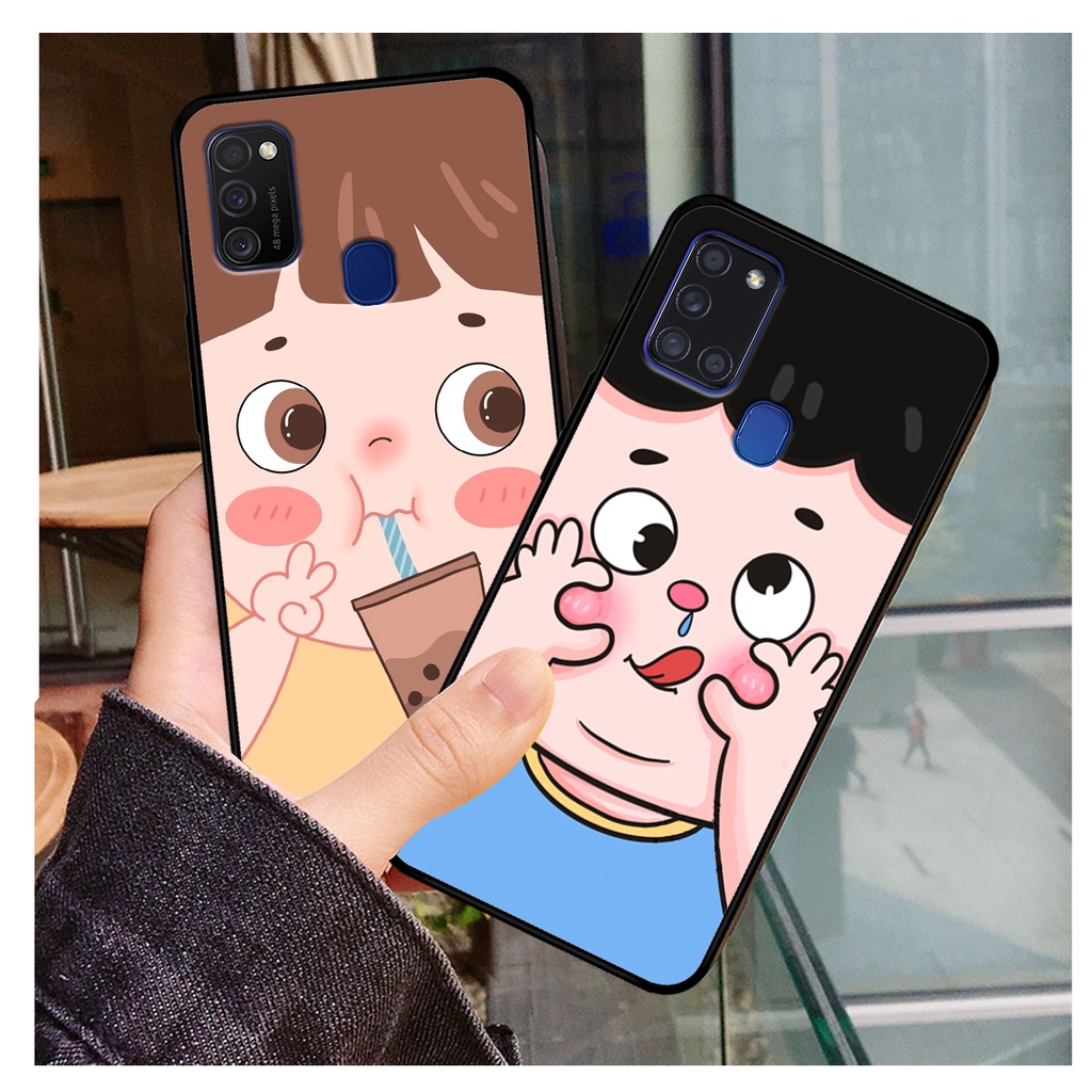 Ốp lưng Samsung A21s - M21/M30S - M31 in hình cô bé cậu bé ngộ nghĩnh, cute