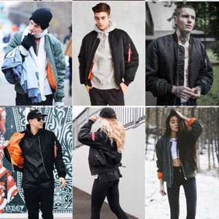 Áo bomber nam