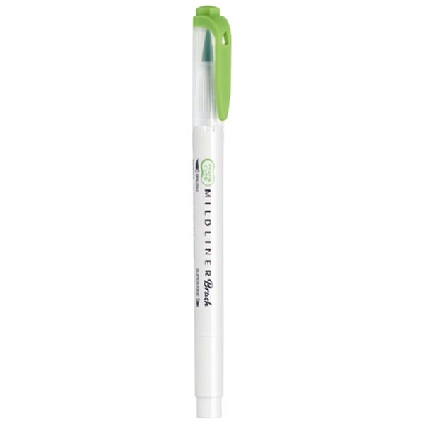 Viết Cọ Nhật Mildliner - Zebra WFT8-MG - Xanh Lá - Zebra