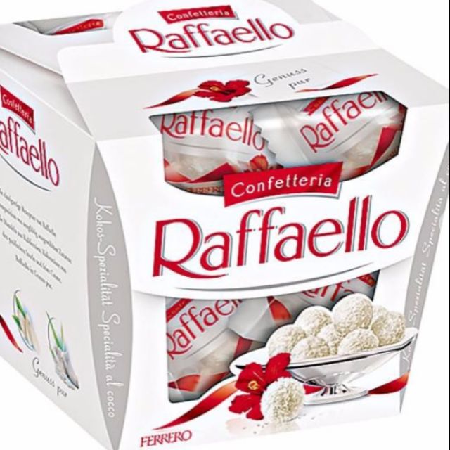 Kẹo kem dừa Raffaello - Hộp 230g. HSD: 5/2021