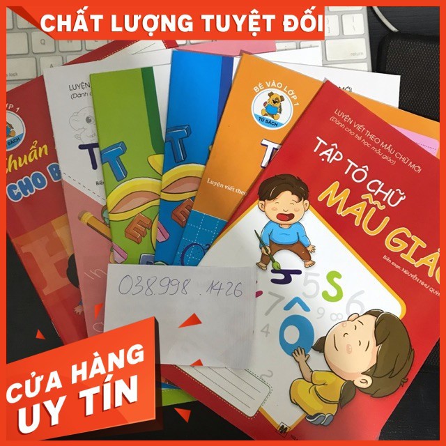 10 quyển vở cho bé tô chữ