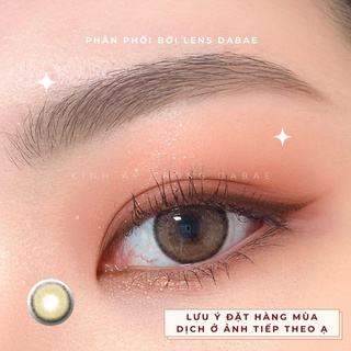 lens nâu rêu tây áp tròng ROSIE kính áp tròng có cận Hàn Quốc DABAE