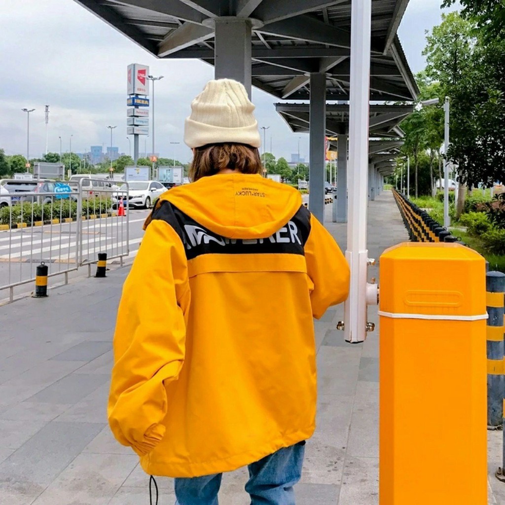 [Mã MASK2610K giảm 10K đơn từ 50K] [S01] Áo khoác dù nữ 2 lớp ANSWEAR form rộng cá tính - M050 | BigBuy360 - bigbuy360.vn