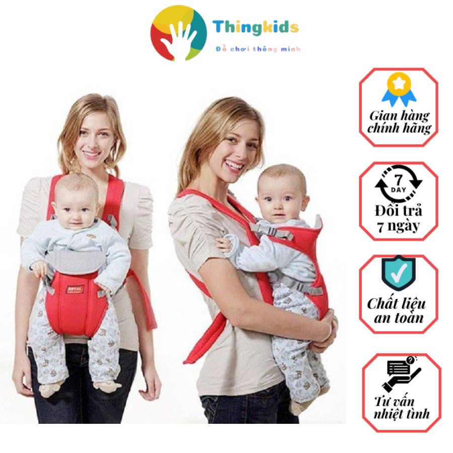 Địu 4 tư thế cho bé hàng Việt Nam - Thingkids