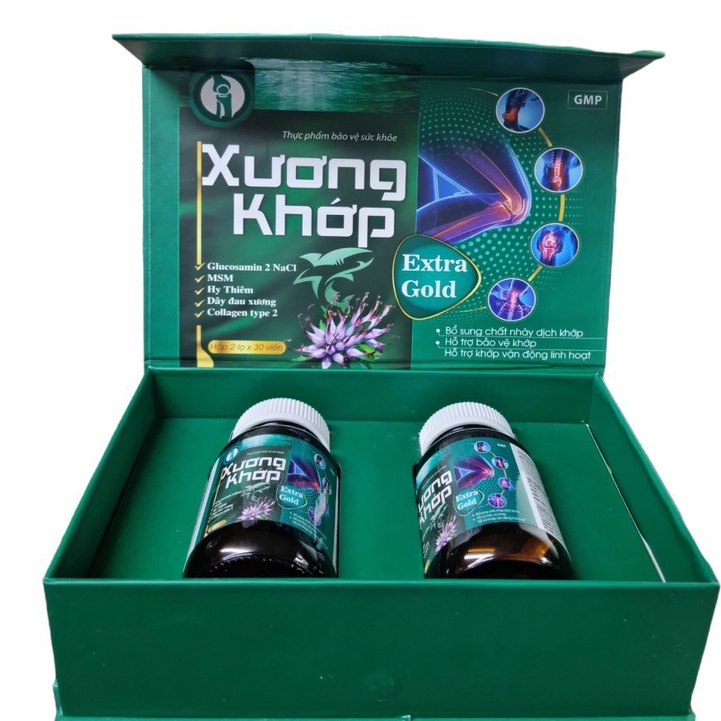 Viên khớp Extra Gold Giúp xương chắc khớp khỏe, ngăn ngừa thoái hóa khớp, tái tạo mô sụn, bôi trơn khớp glucosamin