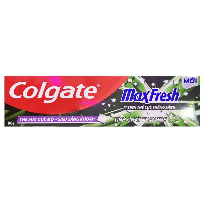 Kem đánh răng Colgate MaxFresh tinh chất than tre tuýp 180g