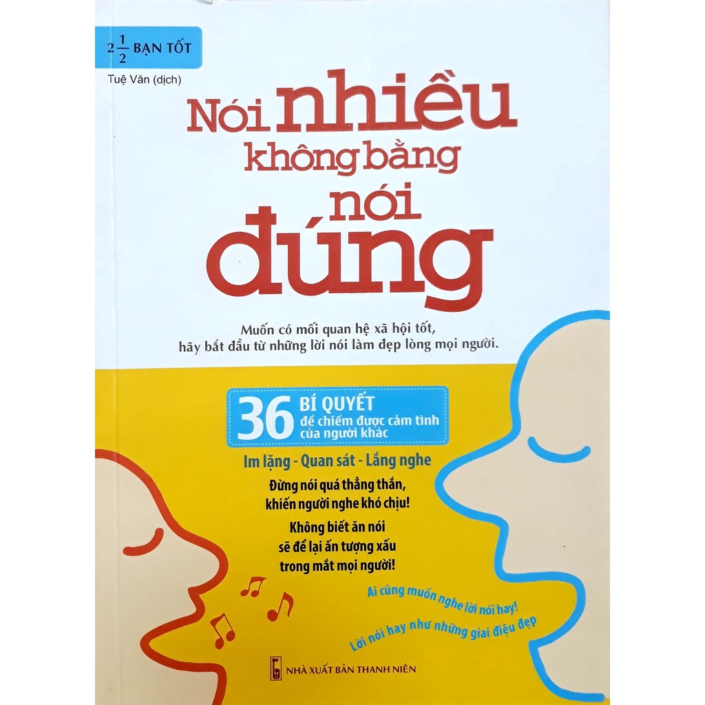 Sách - Nói Nhiều Không Bằng Nói Đúng - 36 Bí Quyết Để Có Nhân Duyên Tốt