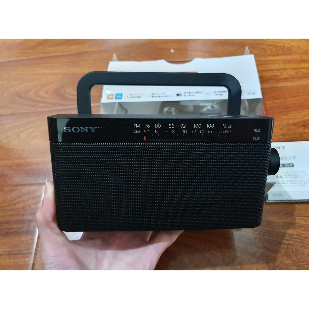 Đài Radio Sony ICF306 Hàng Xuất Nhật Nghe Radio AM/FM Loa To Sóng Khỏe