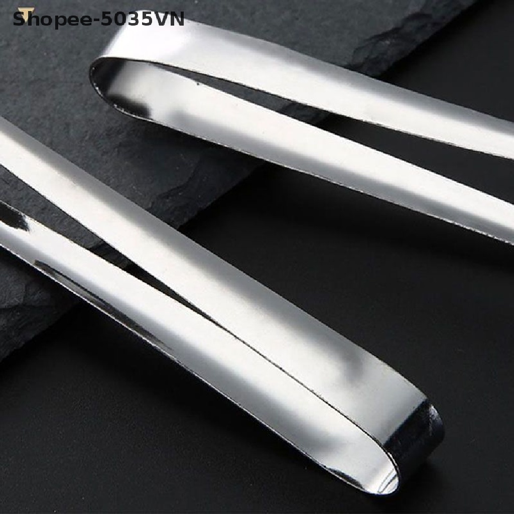 1 Kẹp Gắp Đá Viên Mini Bằng Thép Không Gỉ Tiện Lợi