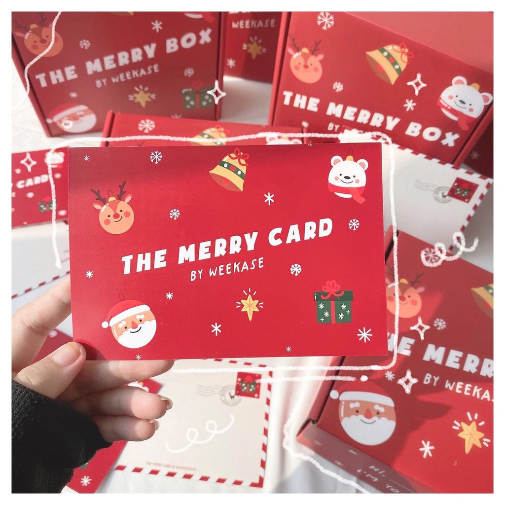 [Độc quyền] Hộp quà Weekase Merry Box 2021