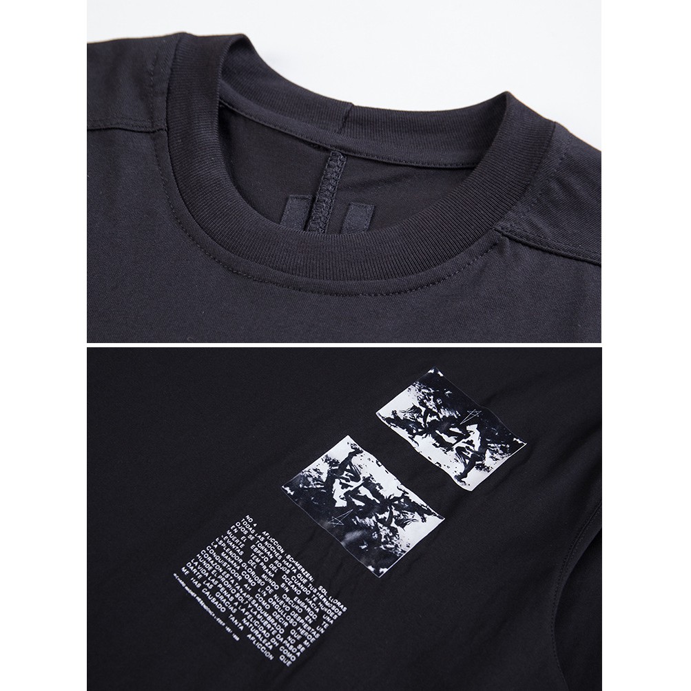 Áo thun ngắn tay Rick Owens DRKSHDW wagner print oversize T-shirt ss20
