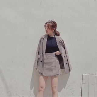 Set vest 2 món ulzzang + ảnh thật chất vải