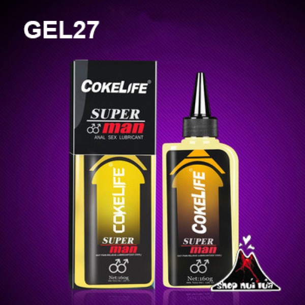 Gel bôi trơn hậu môn Cokelife Superman Anal 85ml, gel bôi trơn dành cho Gay, LGBT