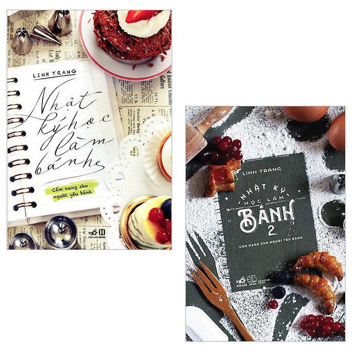 [Mã LIFEXANH24 giảm 10% đơn 99K] Sách - Combo Nhật ký học làm bánh (Tập 1 + 2 )