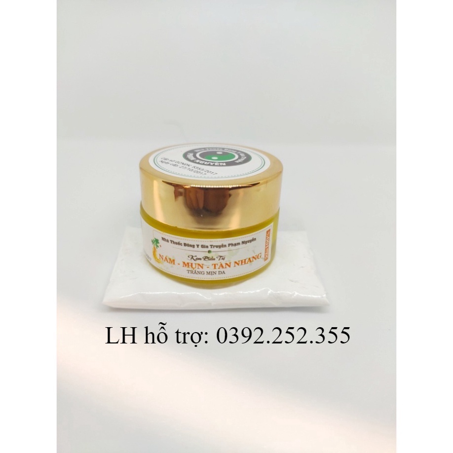 Kem nám tàn nhang, mụn, da thâm không đều màu, kem đông y Phạm Nguyễn handmade