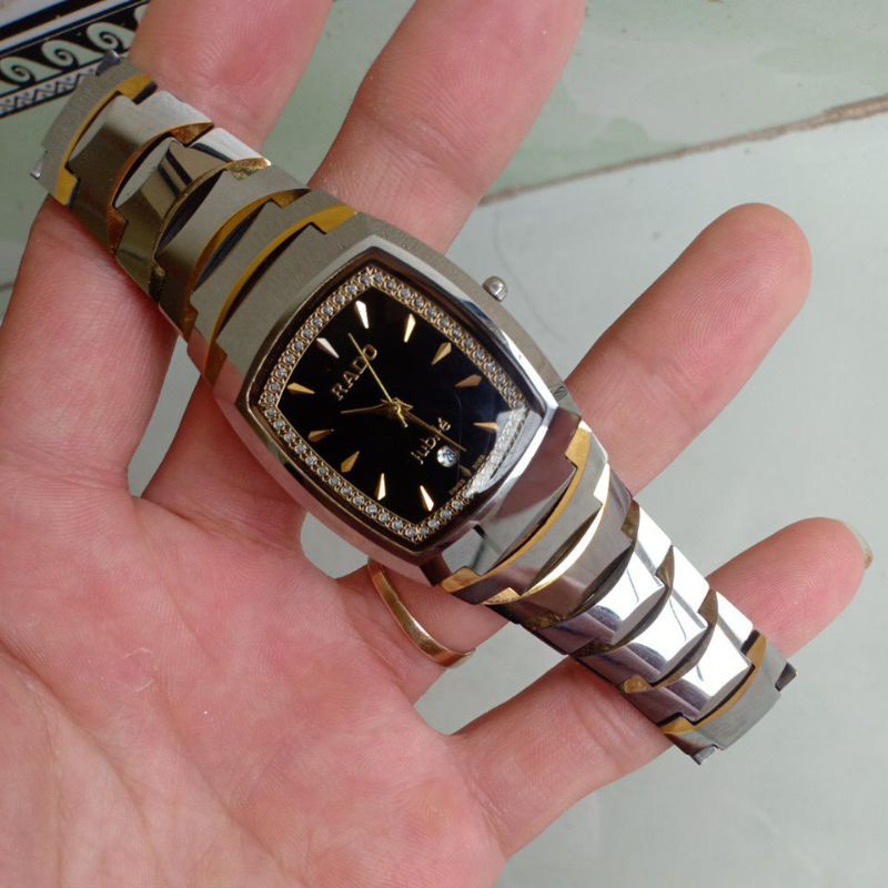 Đồng Hồ Nam Si Thụy Sĩ Hiệu RADO Mới 99% Vỏ Đá Tungsten