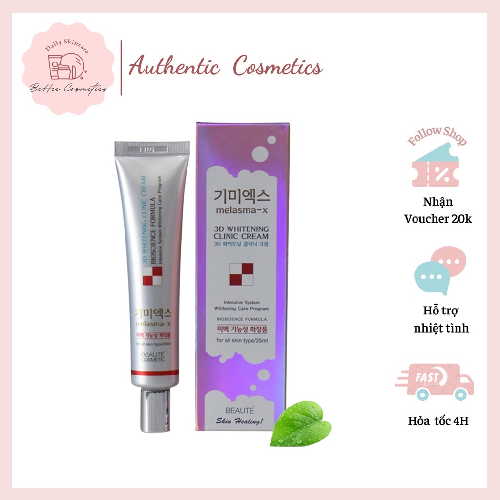 Kem Giảm Nám Sạm Tàn Nhang Melasma-x 3D WHITENING CLINIC CREAM