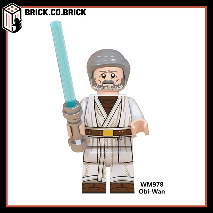 WM6091 - Đồ chơi lắp ráp mô hình minifigure lính non lego Star Wars- Chiến tranh giữa các vì sao- Obi Wan, Paz Vizla