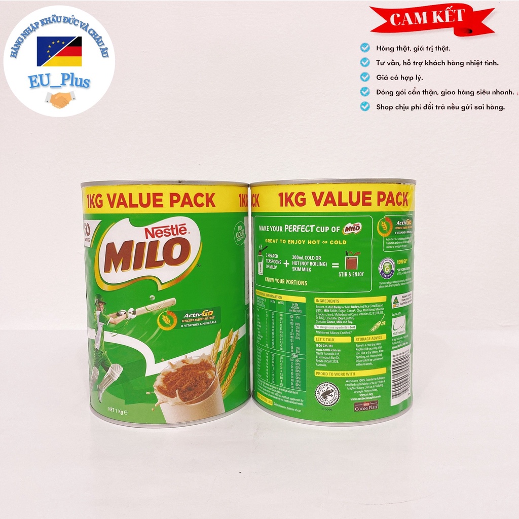 Milo Úc Nestle 1kg