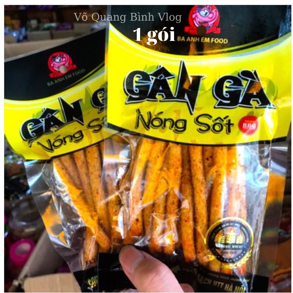 Gân gà nóng sốt, 1 gói snack gân gà nóng sốt dai ngon