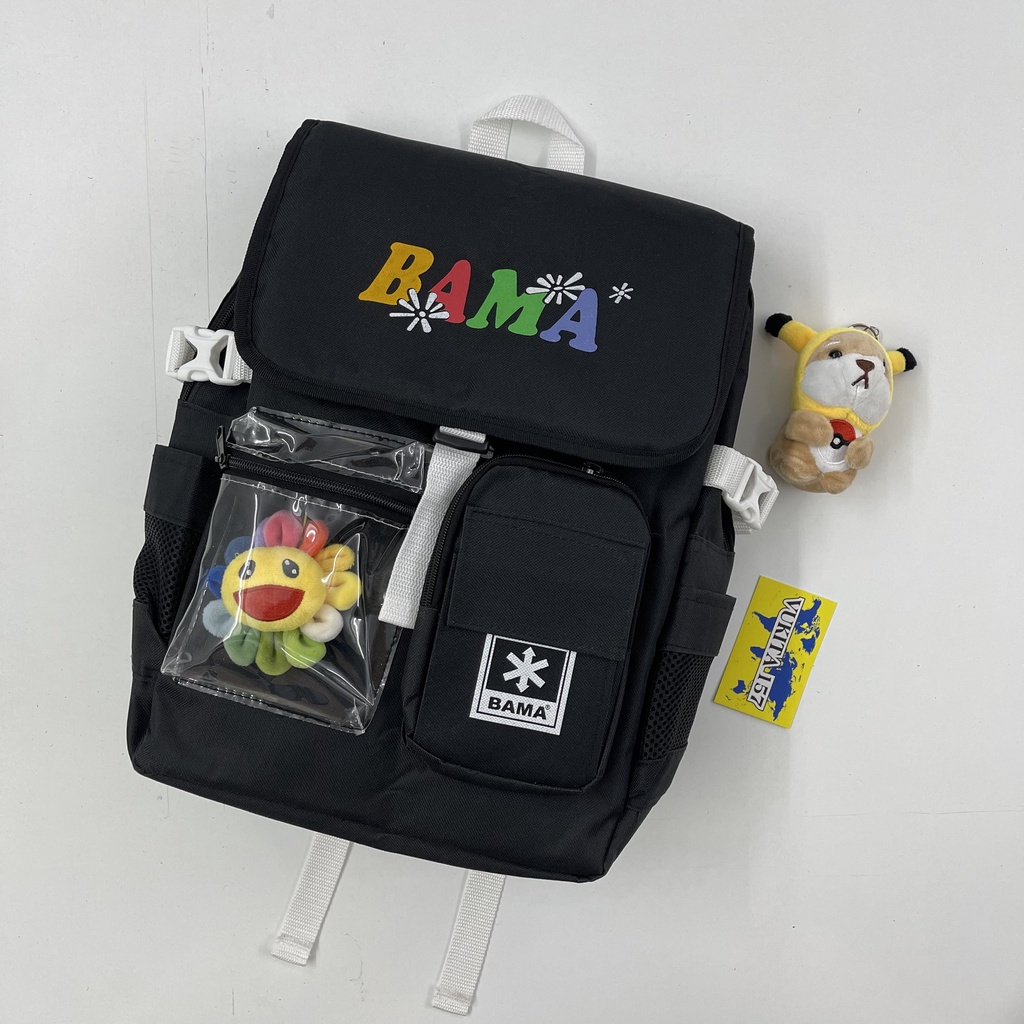 Balo BAMA in Hoa Thị (Chuẩn cao cấp 1-1) (tặng full tag và giấy thơm vukita157)