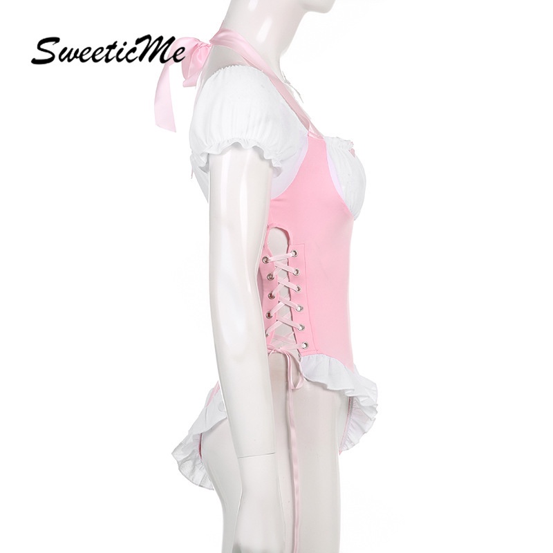 Jumpsuit SweeticMe Tay Phồng Hai Lớp Thời Trang Dành Cho Nữ 2022 | BigBuy360 - bigbuy360.vn
