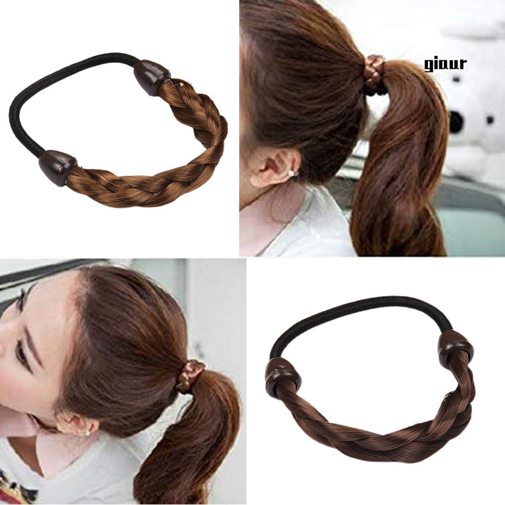 Dây Buộc Tóc Đuôi Ngựa Bằng Sợi Tổng Hợp Co Giãn