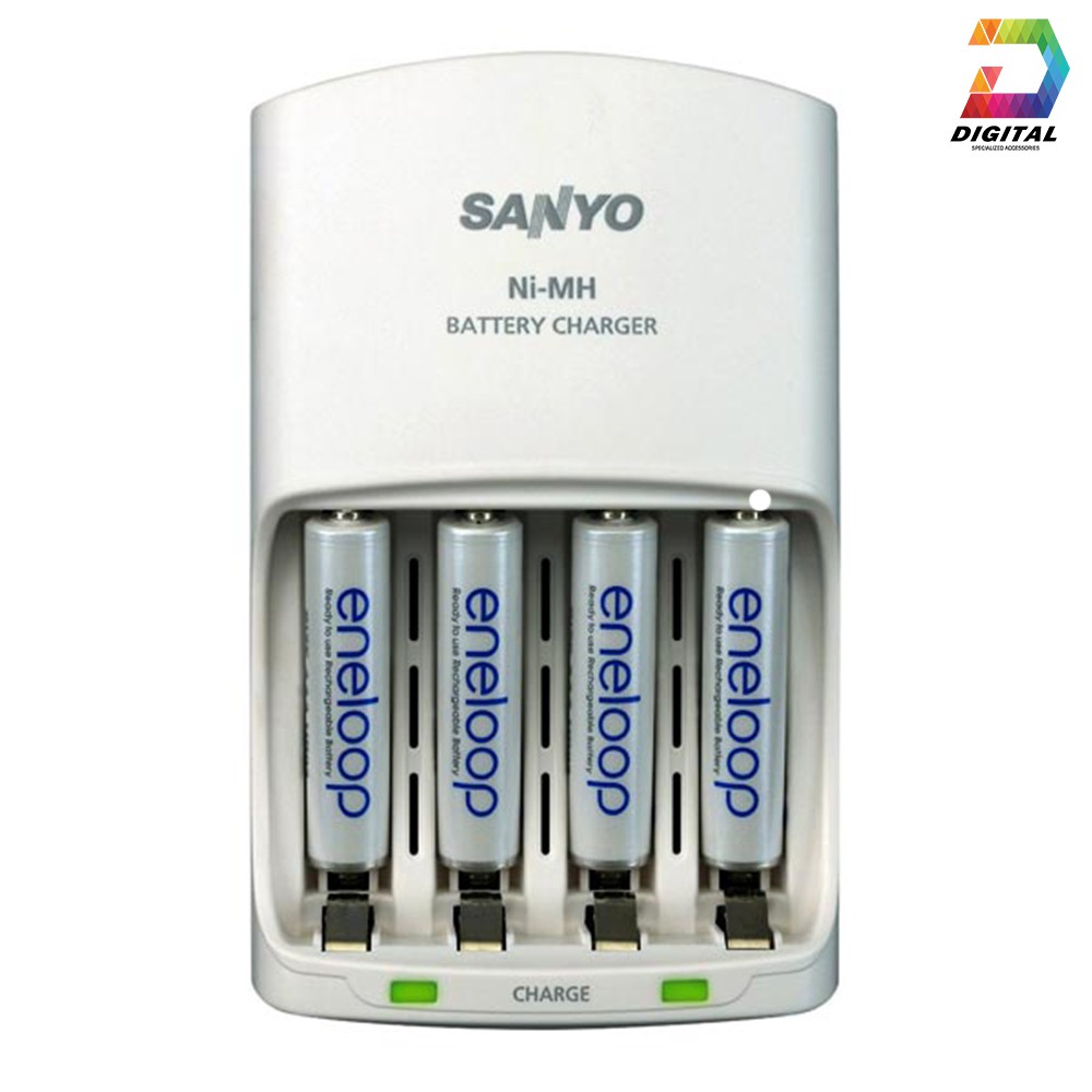 Bộ Sạc Pin AA / AAA Chính Hãng Sanyo Eneloop