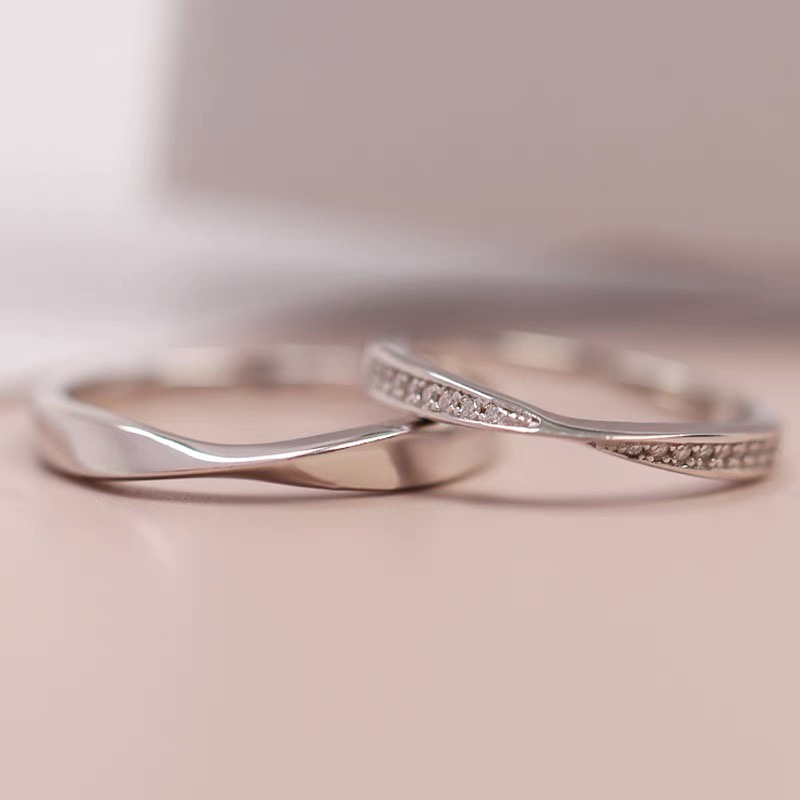 Nhẫn Đôi Bạc Dreamsilver, Nhẫn Cặp Infinity Love Chỉnh Được Size ND031