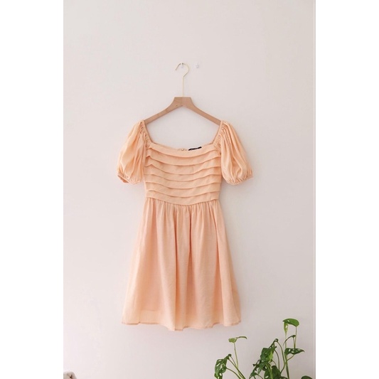 Ceci Cela - Đầm Linen Ply Bẹt Vai