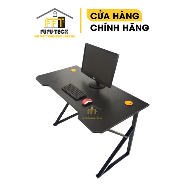 [Hàng Loại 1] Bàn Chữ K Gaming FUFUTECH Mặt Gỗ MDF 120x60 cm Khung Chân Sắt Sơn Tĩnh Điện Chống Hoen Gỉ Tốt