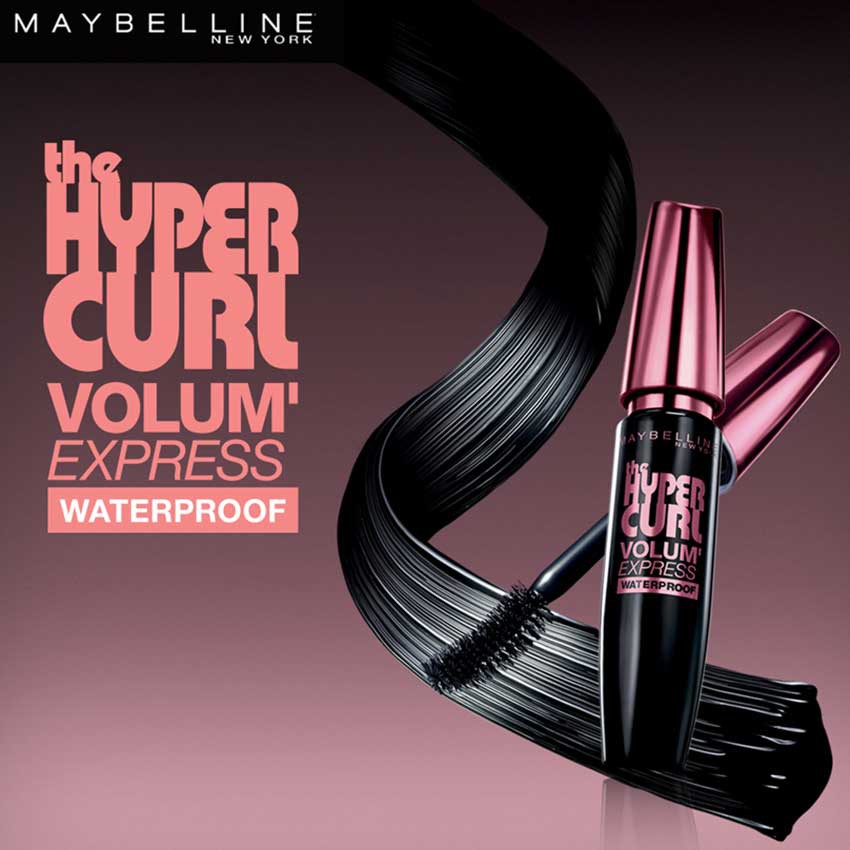 [CHÍNH HÃNG_CÓ TEM] Mascara Làm Dài Và Cong Mi Maybelline The Hyper Curl Volum Express Waterproof 9.2ml