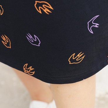 Đầm thun suông dáng dài chim én | BigBuy360 - bigbuy360.vn