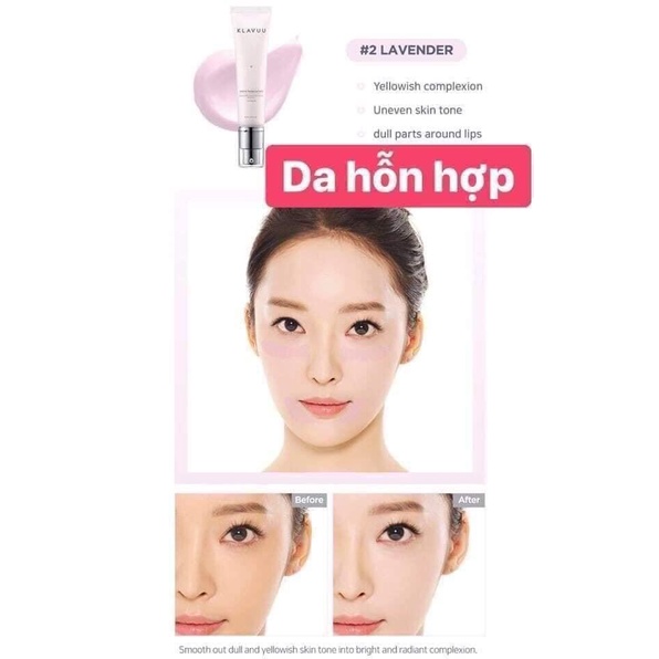 Kem lót, kem che khuyết điểm KLAVUU White Pearlsation Ideal Actress 30g