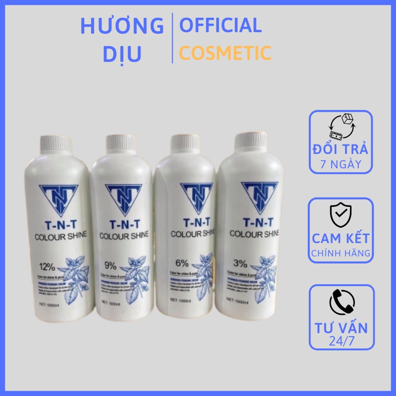 Oxy trợ nhuộm TNT hương bạc hà chống xót da đầu