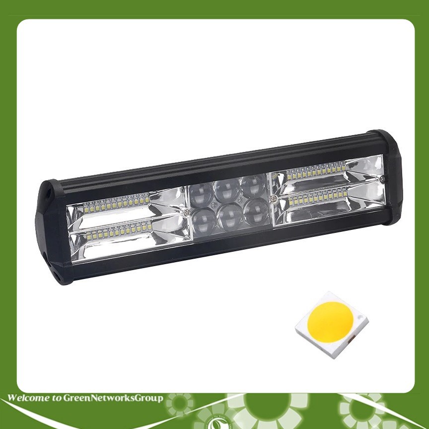 Đèn LED Bar 48 Bóng 2 Tầng 6 Bi Cầu Giữa + Tặng Chai Keo Chống Thấm Nước Greennetworks