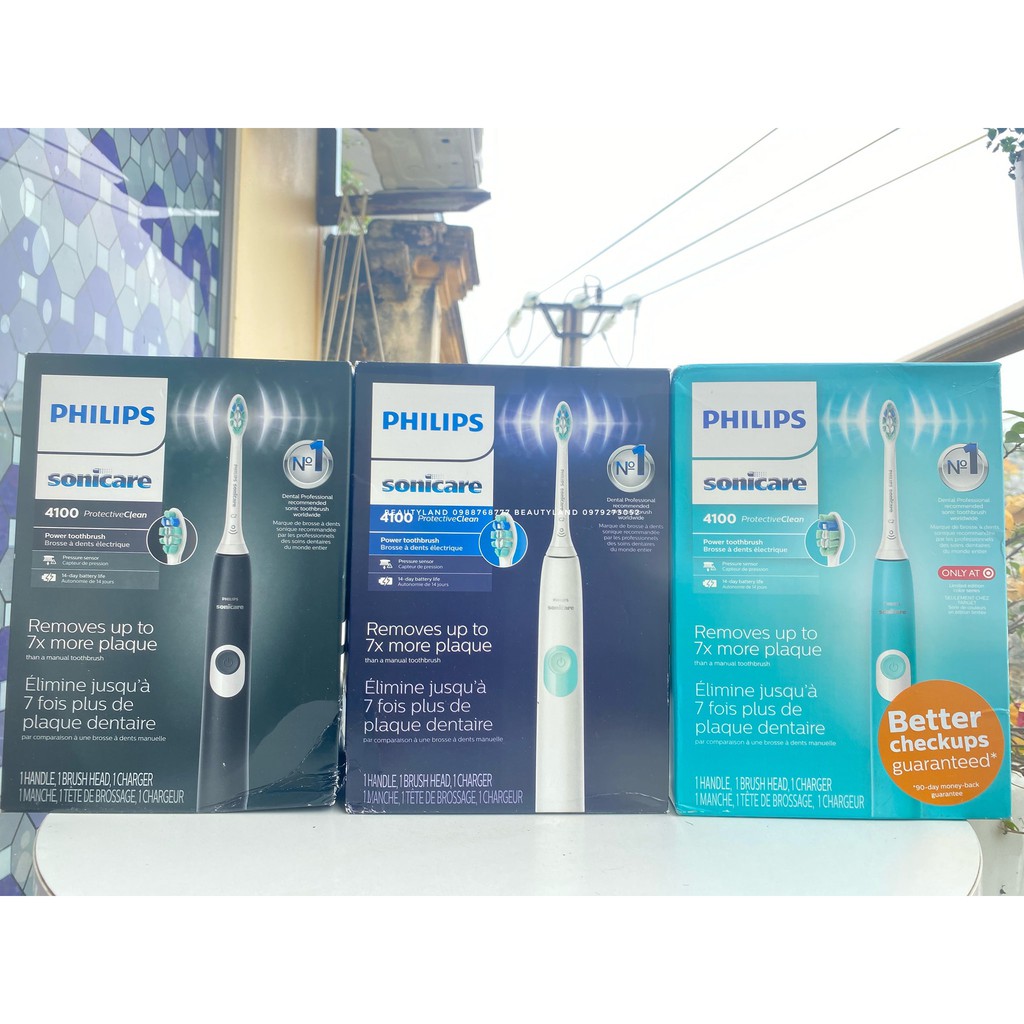Bàn Chải Điện Philips Sonicare 4100 - Hàng chính hãng