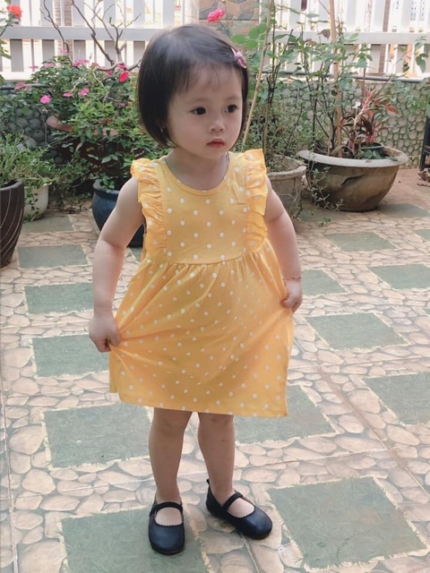 Váy chính hãng US/UK chấm bi săn sale giá tốt size 6-9M đến 3-4Y