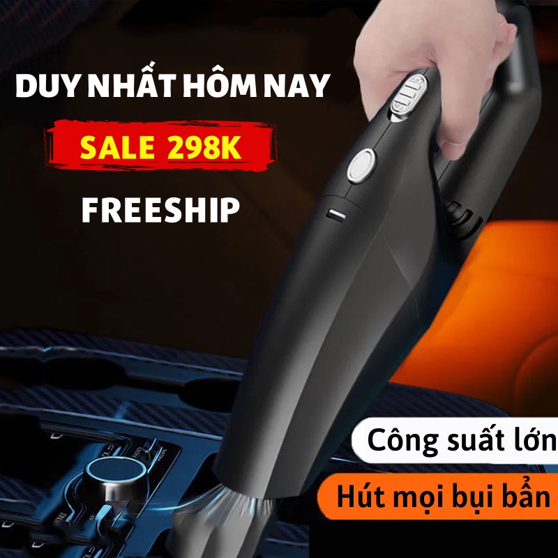 Máy Hút Bụi Ô Tô, Hút Bụi Cầm Tay Không Dây, Chuyên Dụng Cho Ô Tô - AUTO BEN