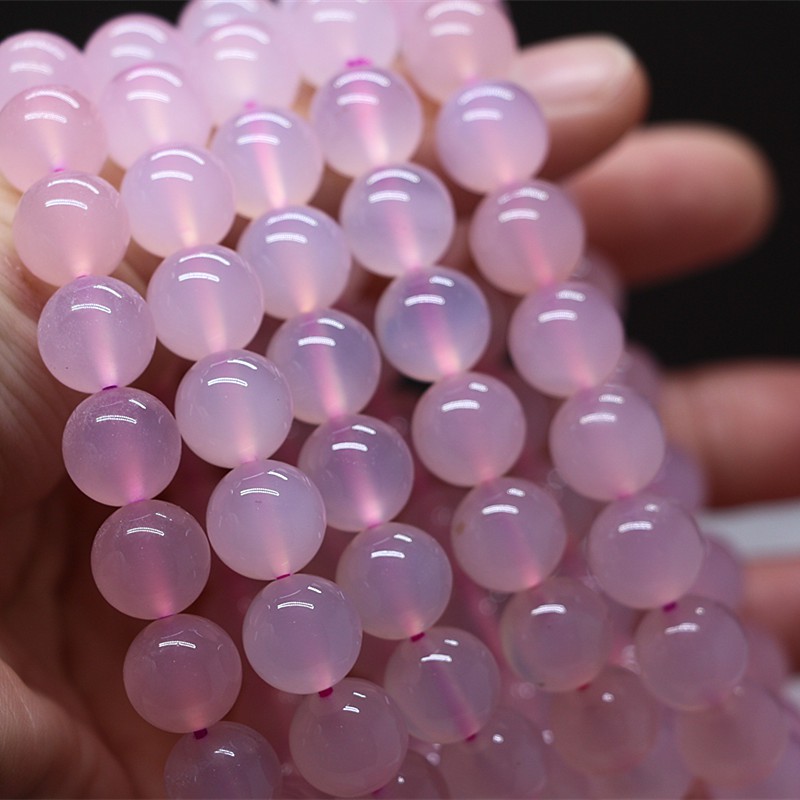 Vòng Đeo Tay Bằng Đá Thiên Nhiên Trong Suốt 6-16MM ⚡️Vòng Đeo Tay Mỏng Dành Cho Nữ]