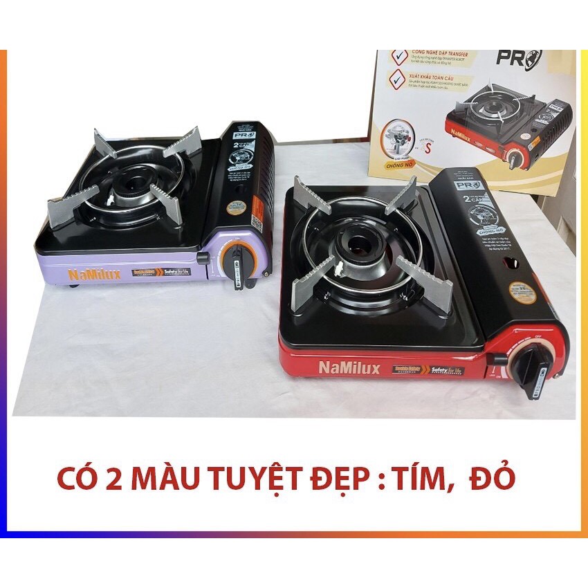 [Free ship]Bếp ga mini Namilux 2S CHỐNG CHÁY NỔ - PL-2021PF - bếp gas du lịch PL 2021PF HÀNG CHÍNH HÃNG