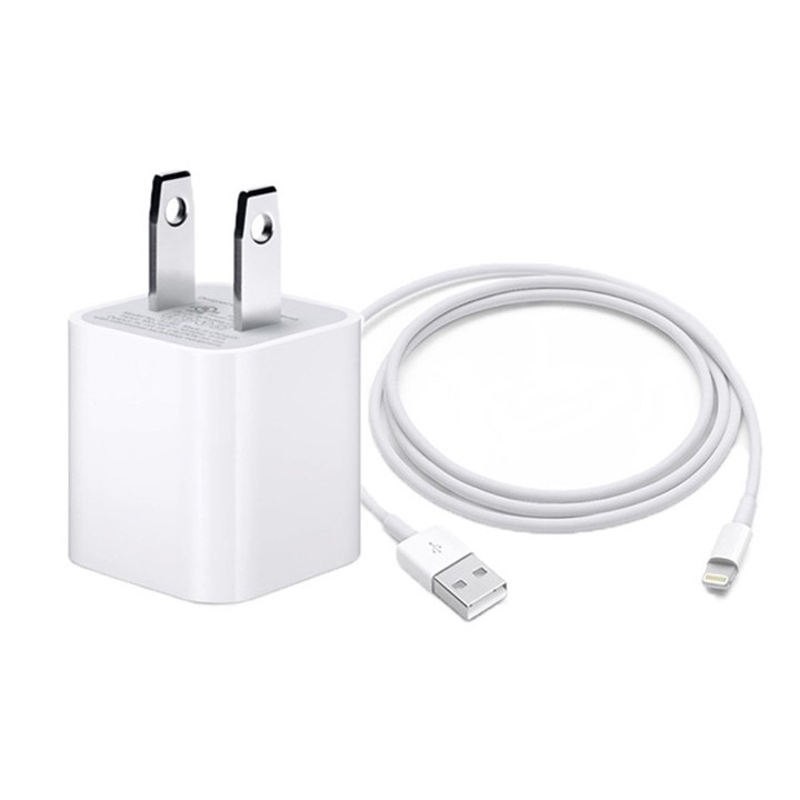 [bảo hành 1 đổi 1]bộ củ sạc 1A & cáp sạc Lightning iPhone Dài 1M Sạc Với nhiều dòng ios tùy chọn phân loại