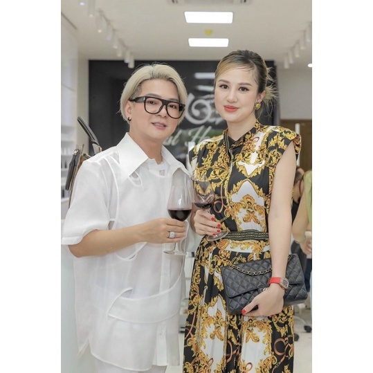 NEVA newtag set áo và váy hoạ tiết mới nguyên tag M/L
