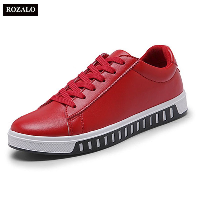 SALE Giày sneaker nam da chống thấm đế bọc cao su Rozalo RM61102 Có Sẵn ⚡ CHẤT sịn : new L :