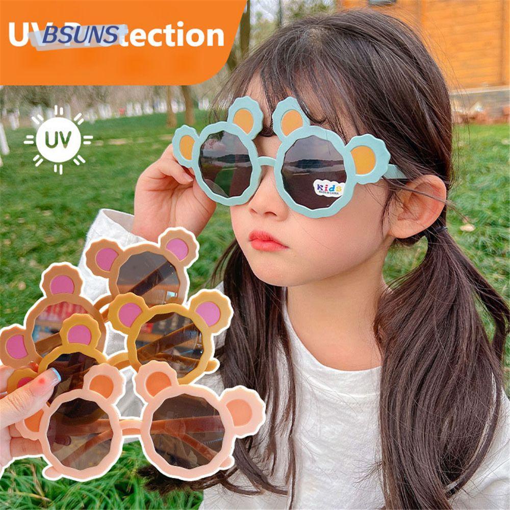 ♕Bsuns♕ Kính Mát Hình Tai Gấu Thời Trang Mùa Hè Cho Bé 2022