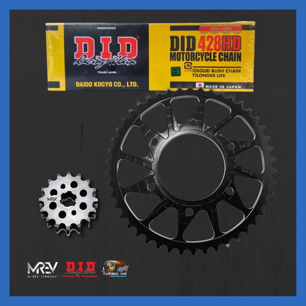 Nhông Sên Dĩa MREV cho xe Yamaha Exciter 155