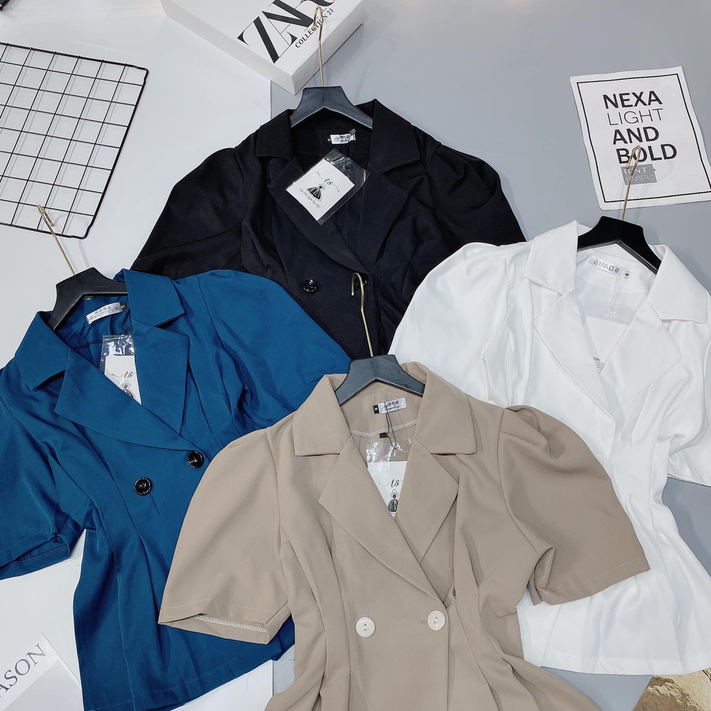 Áo vest chít eo 4 màu xinh (kèm ảnh thật) | BigBuy360 - bigbuy360.vn