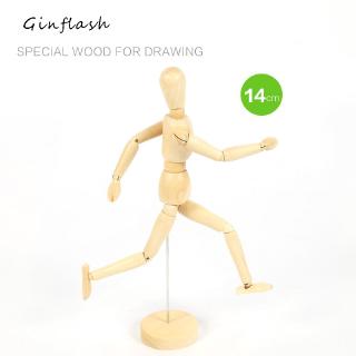 [Mã LIFE0803ALL giảm 10% đơn 0K] 1 Mô Hình Người Gỗ Vẽ Tranh Chuyên Dụng 5.5inch